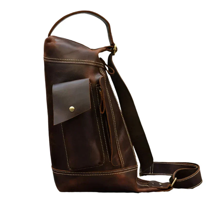 Borsa da Viaggio Uomo a Tracolla Stile Retrò Pratica - Vesarelli