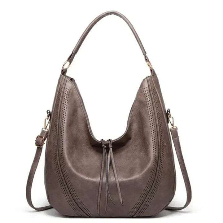 Borsa a Tracolla Donna in Ecopelle con Nappe Spaziosa Versatile - Vesarelli