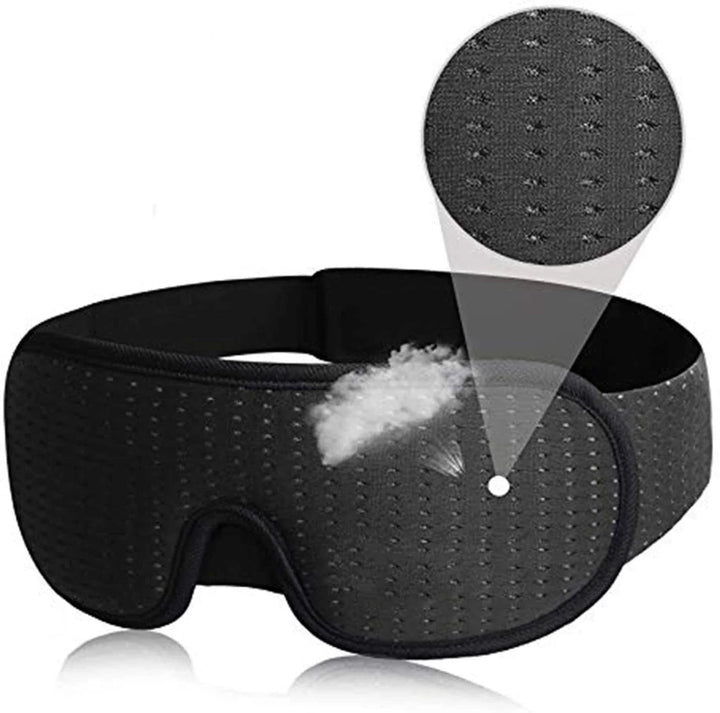 Maschera per Occhi Unisex Tessuto Morbido Comfort Notte - Vesarelli