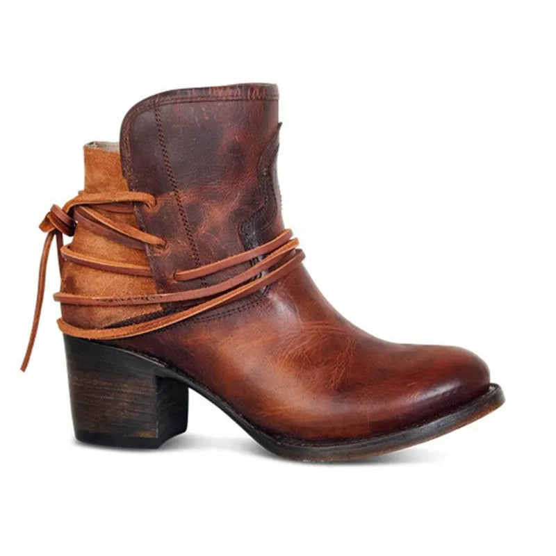 Stivali Western Uomo in Pelle Vintage Classici