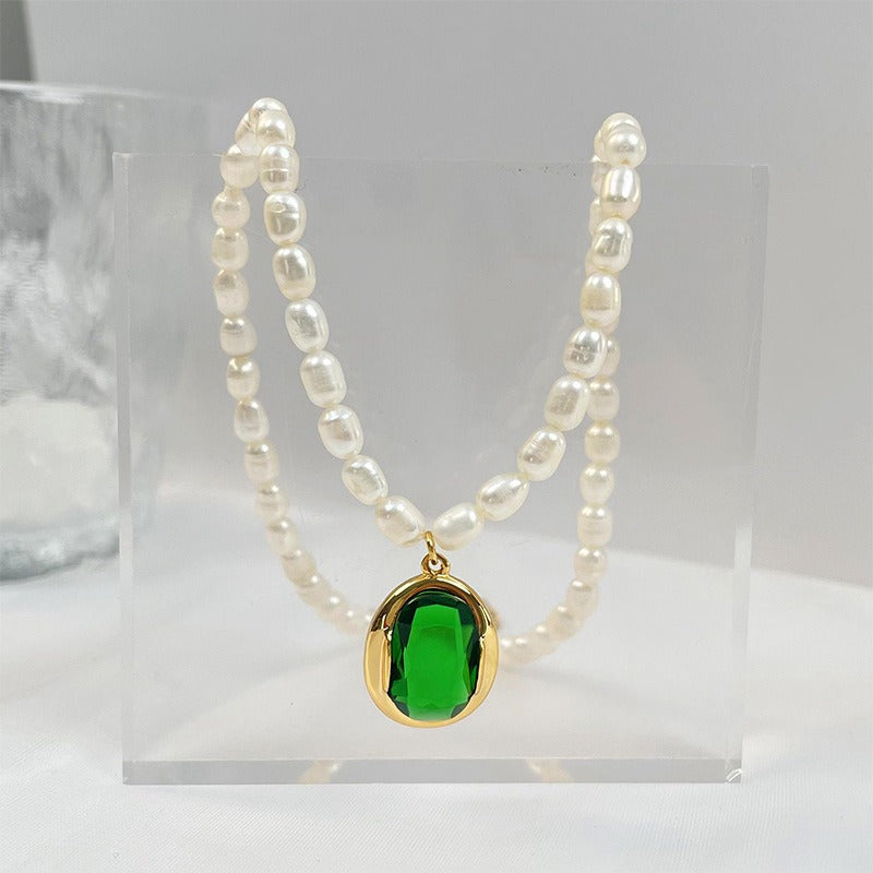 Collana Donna Perle con Ciondolo Estivo Elegante - Vesarelli