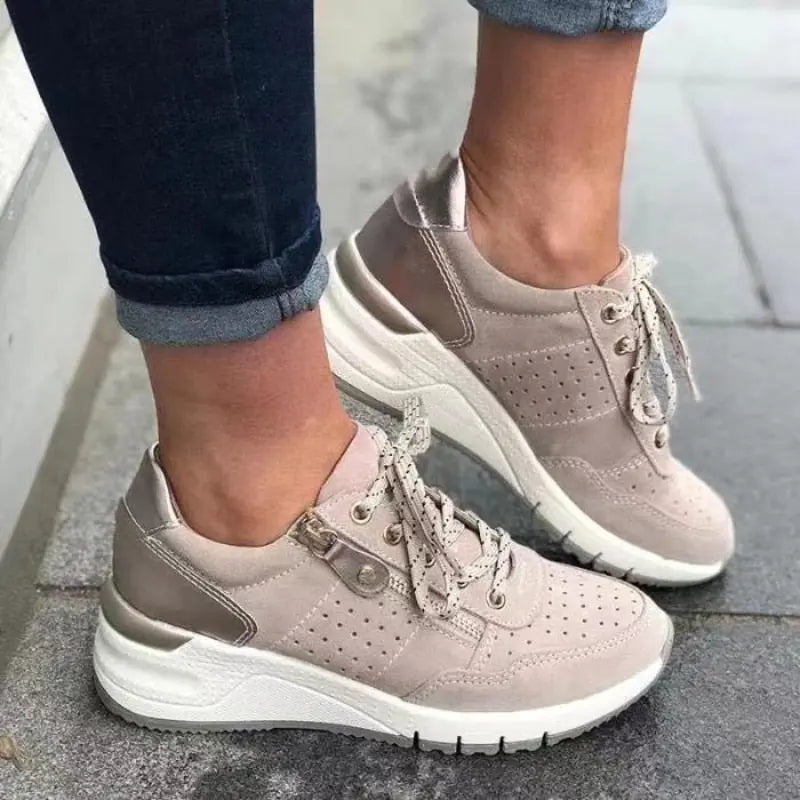 Scarpe da Ginnastica Donna Estive con Cerniera Eleganti - Vesarelli