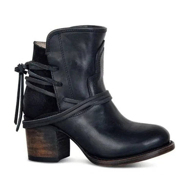 Stivali Western Uomo in Pelle Vintage Classici