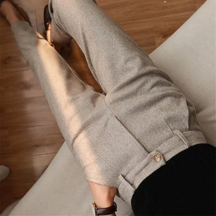 Pantaloni Uomo Sartoriali in Lana Pura Classici