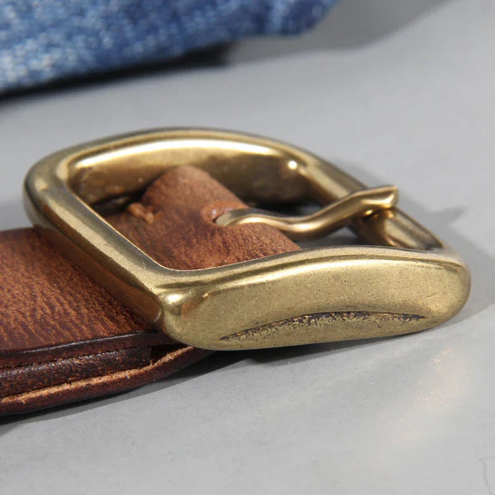 Cintura Uomo in Pelle Bovina Classica Casual Resistente