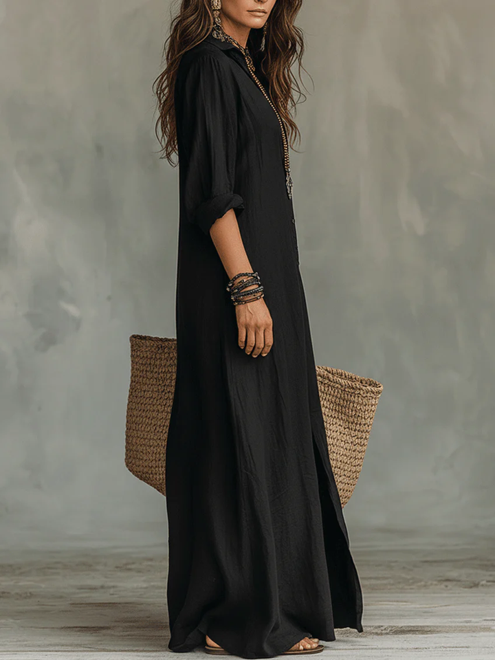 Helena | Elegante e Fluido Vestito Lungo Estivo per Donna 3