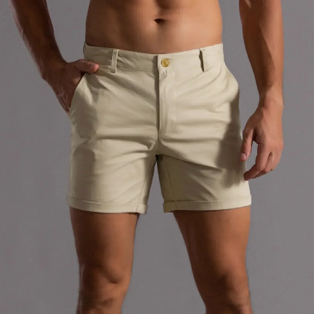Pantaloncini Uomo Eleganti Tessuto Leggero Vestibilità Classica - Vesarelli