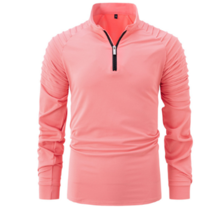 Maglione Uomo Cotone Mezza Zip Stile Moderno