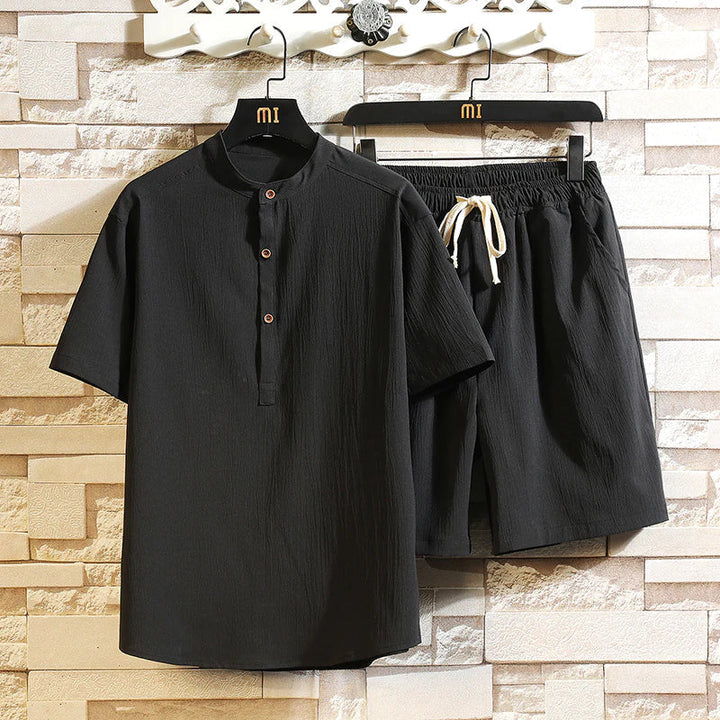 Completo Uomo Maglia e Shorts Coordinati Estivi - Vesarelli