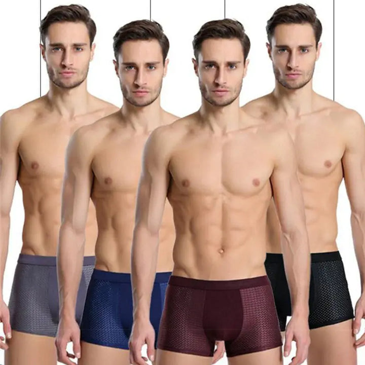 Boxer Uomo in Bambù Intimo Traspirante Confezione Multipla