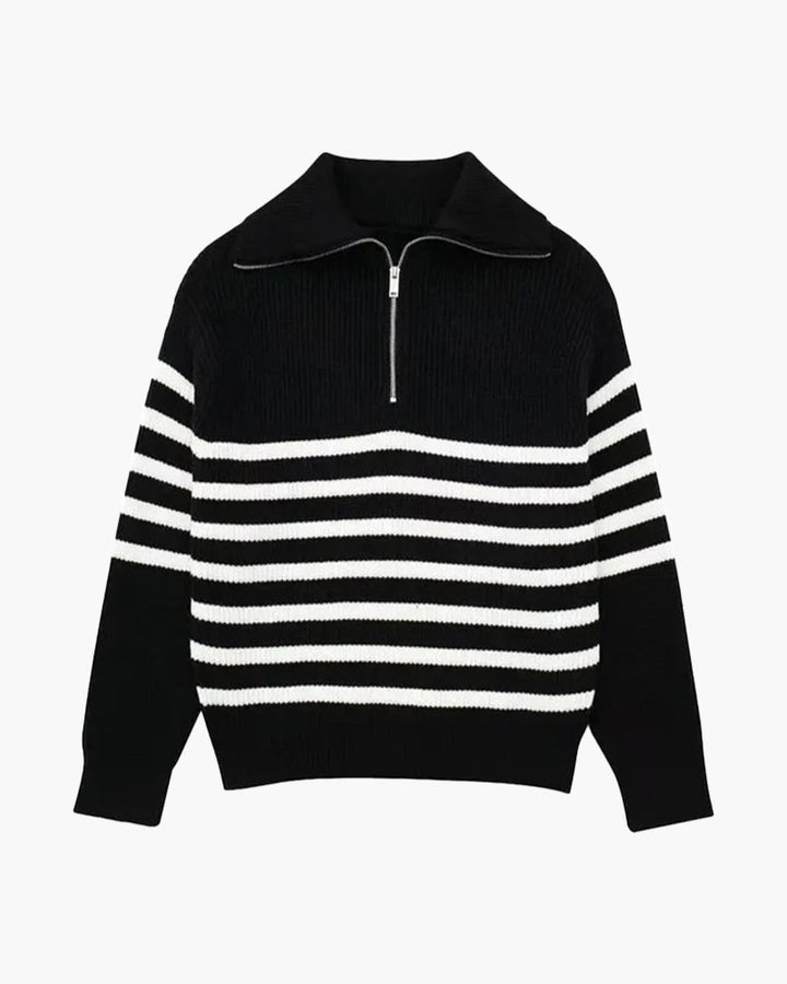 Maglione Uomo in Maglia con Zip Comfort Casual