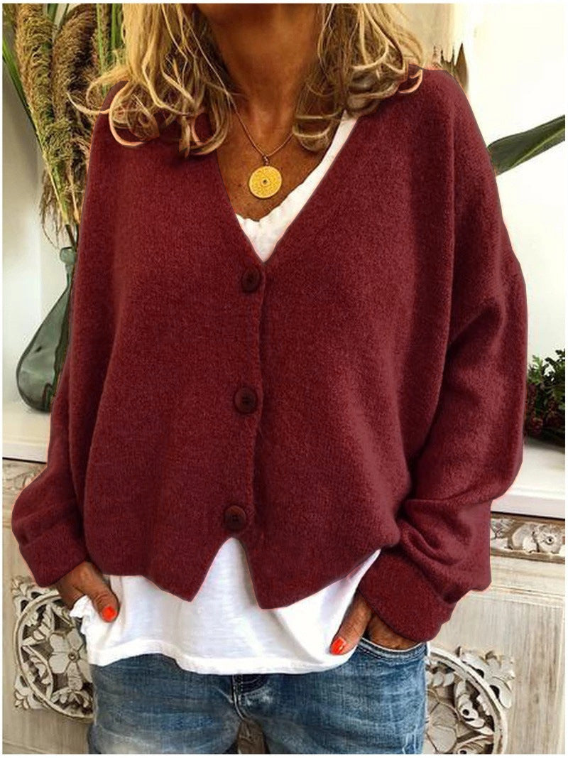 Cardigan Donna Lavorato a Maglia Morbido