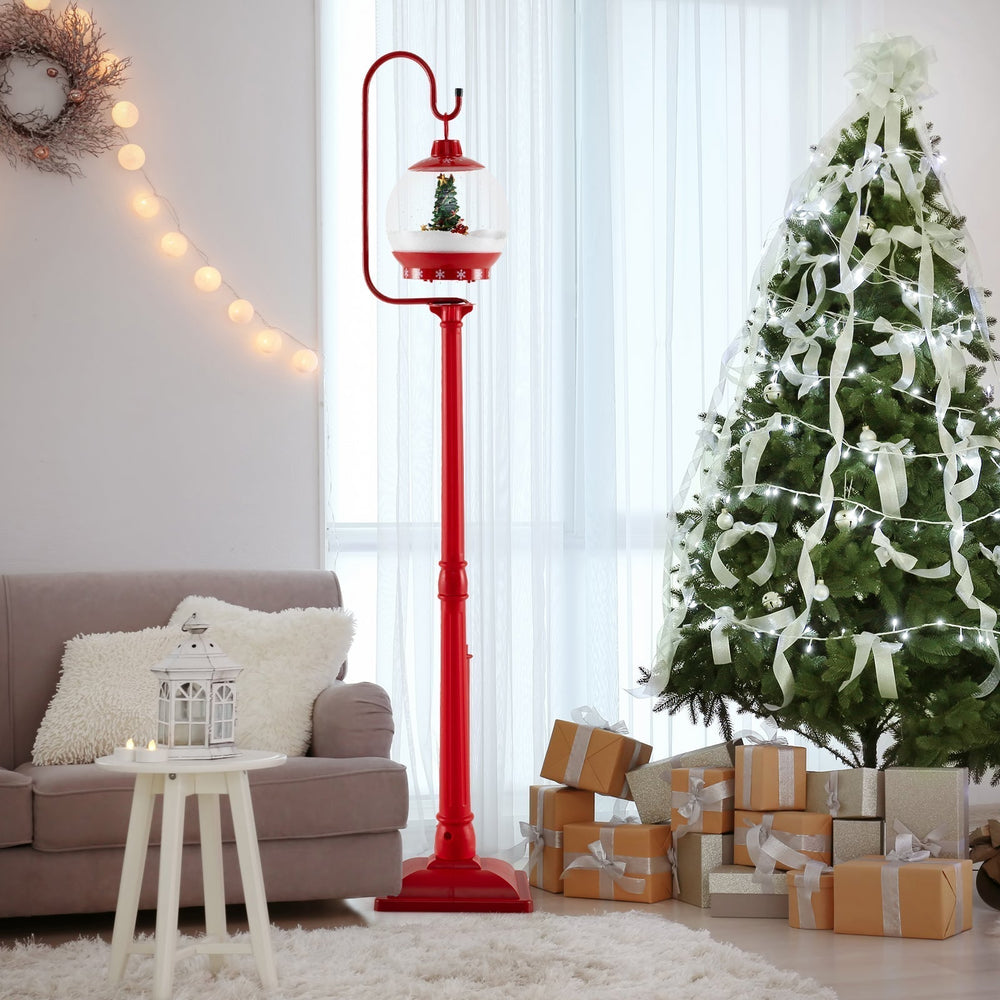 HolidayPost – Lanterna natalizia decorativa da 68 pollici con candela a LED 1