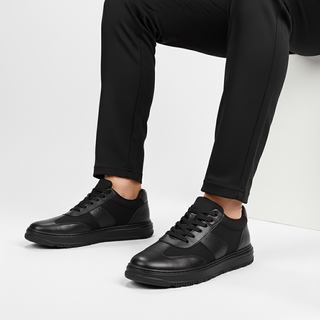 Sneakers Uomo con Rialzo Integrato Comfort Quotidiano