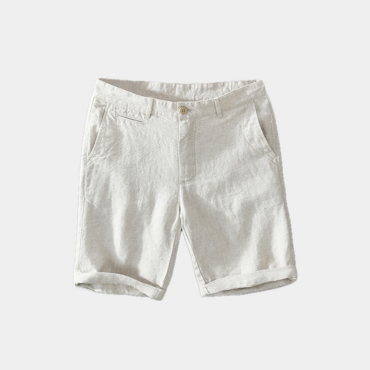 Shorts Uomo Estivo Tessuto Leggero Slim Fit Tasche Laterali