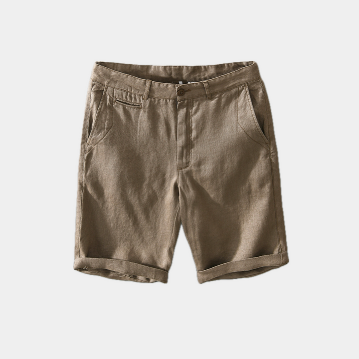 Shorts Uomo Estivo Tessuto Leggero Slim Fit Tasche Laterali
