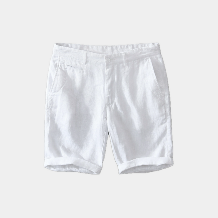 Shorts Uomo Estivo Tessuto Leggero Slim Fit Tasche Laterali