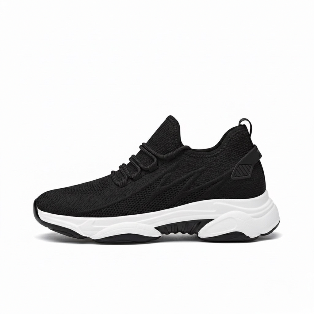 Sneakers Uomo con Rialzo Interno Suola Sagomata Comfort