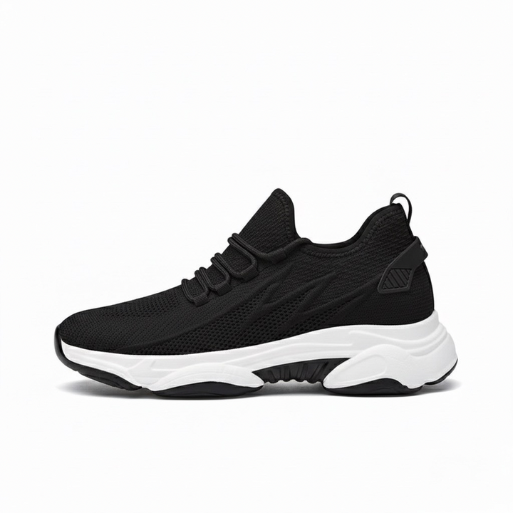 Sneakers Uomo con Rialzo Interno Suola Sagomata Comfort