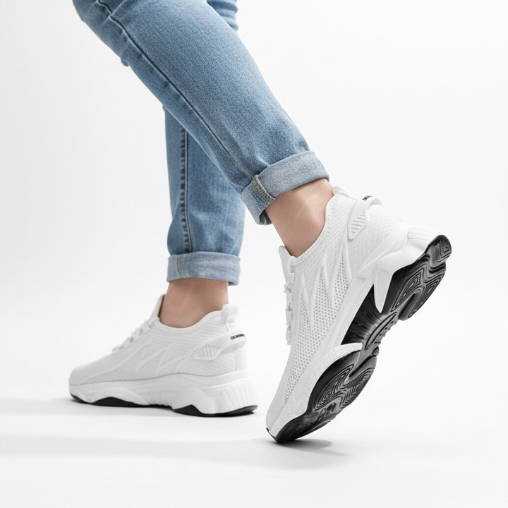 Sneakers Uomo con Rialzo Interno Suola Sagomata Comfort