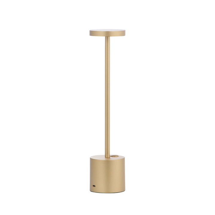 Lampada da Tavolo Ricaricabile Metallo LED Touch Dimmerabile