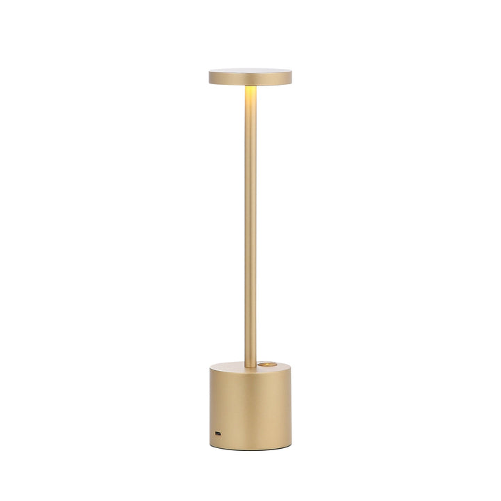 Lampada da Tavolo Ricaricabile Metallo LED Touch Dimmerabile