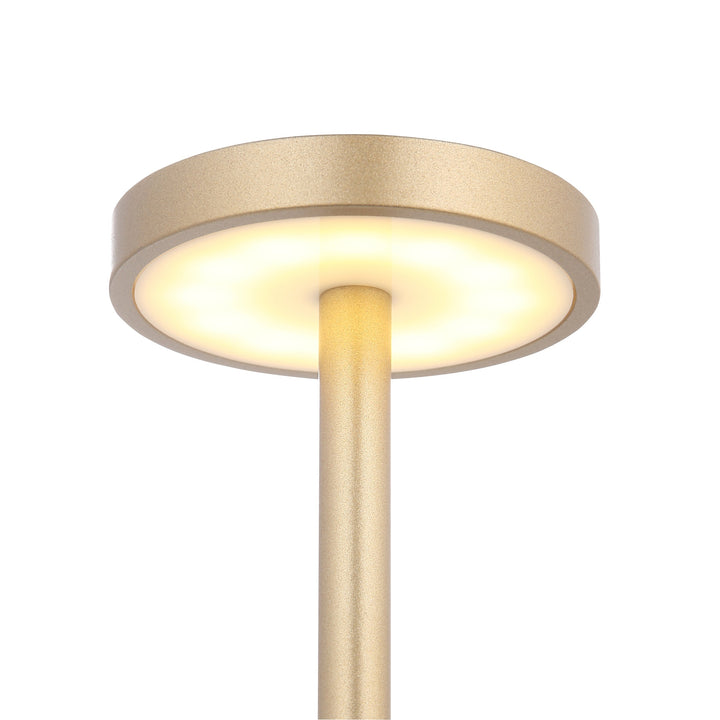 Lampada da Tavolo Ricaricabile Metallo LED Touch Dimmerabile
