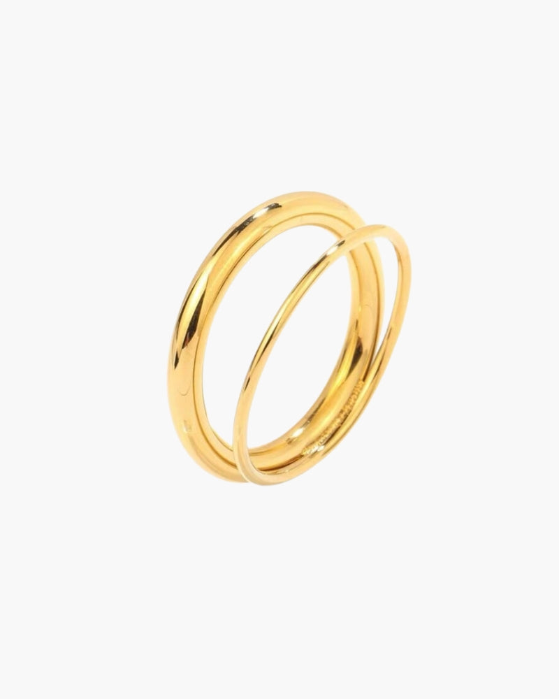 Anello Uomo Donna Acciaio Titanio Design Essenziale - Vesarelli