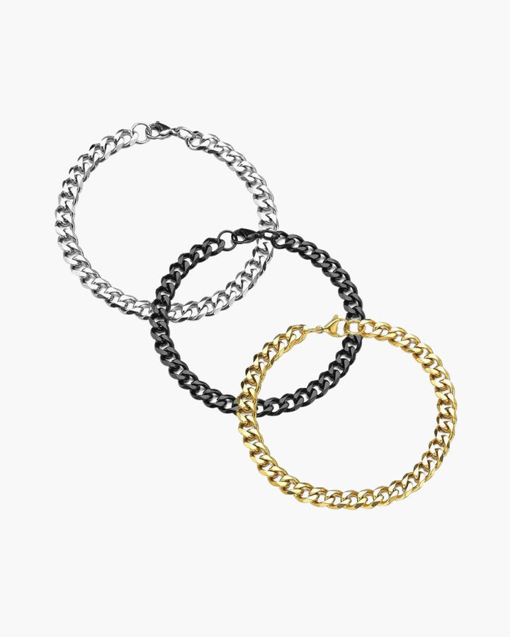 Bracciale Uomo Catena Acciaio Design Essenziale - Vesarelli
