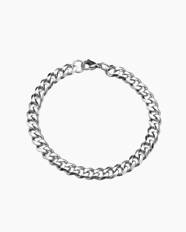 Bracciale Uomo Catena Acciaio Design Essenziale
