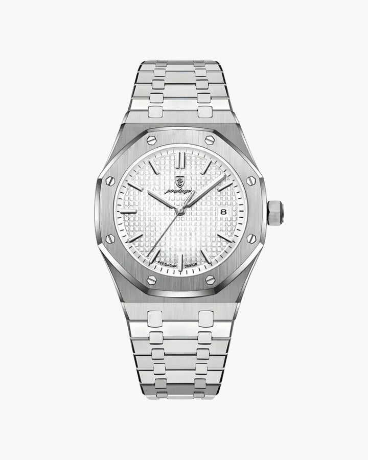 Orologio Uomo Acciaio Precisione Classico