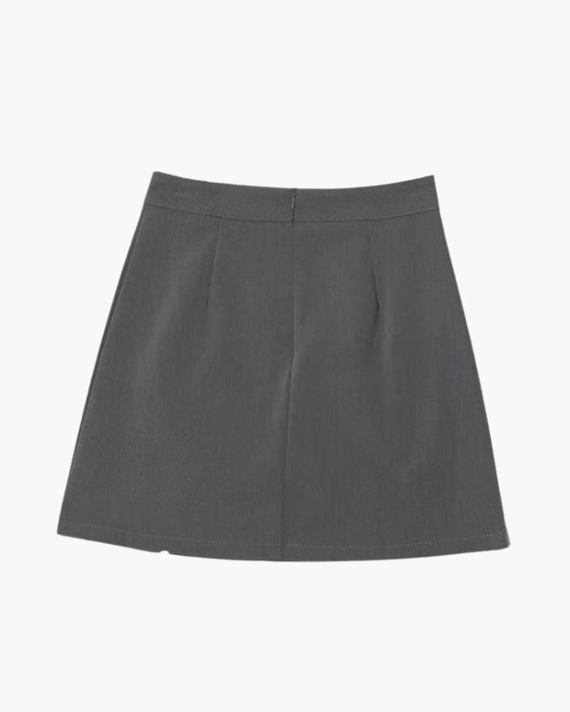 Gonna Mini Donna Oxford Dritta Linea Classica