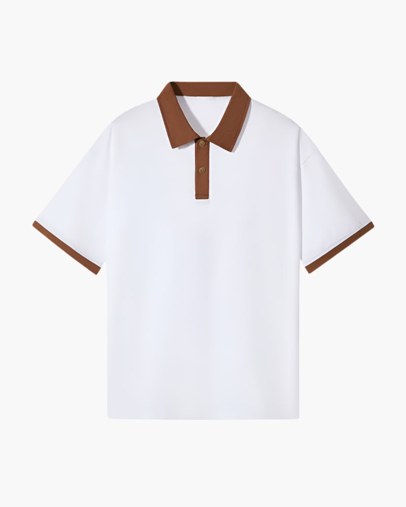 Polo Uomo Cotone Casual Classica