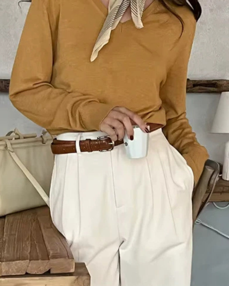 Pantaloni Capri Donna Tessuto Morbido Vestibilità Confortevole