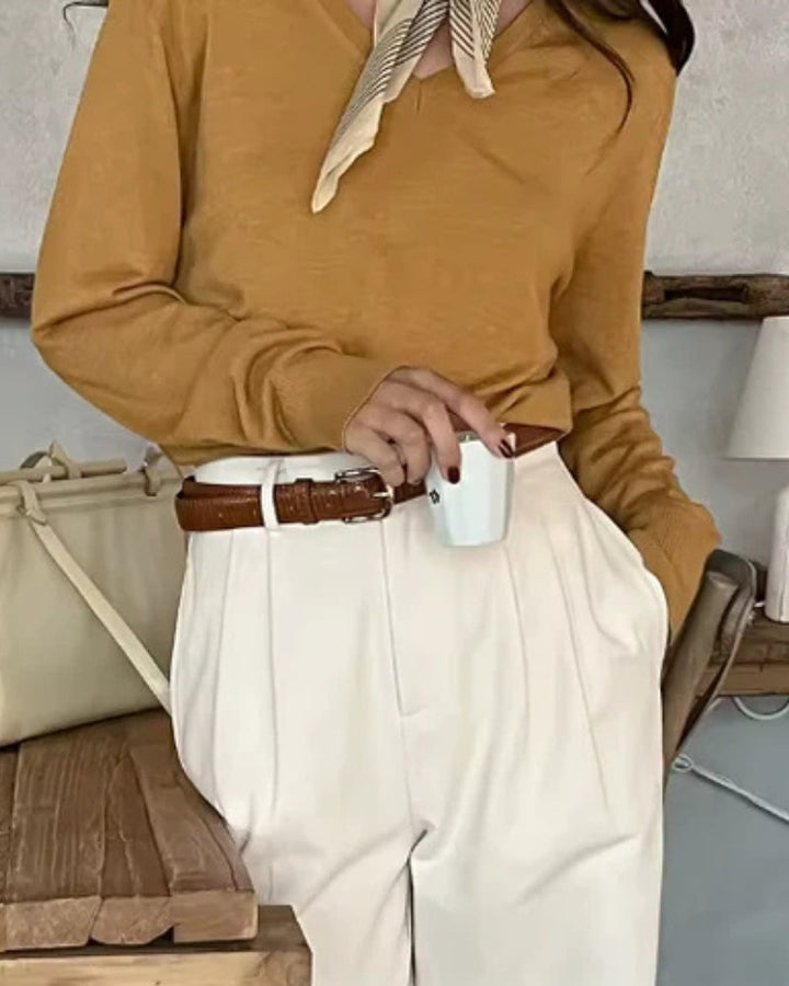 Pantaloni Capri Donna Tessuto Morbido Vestibilità Confortevole
