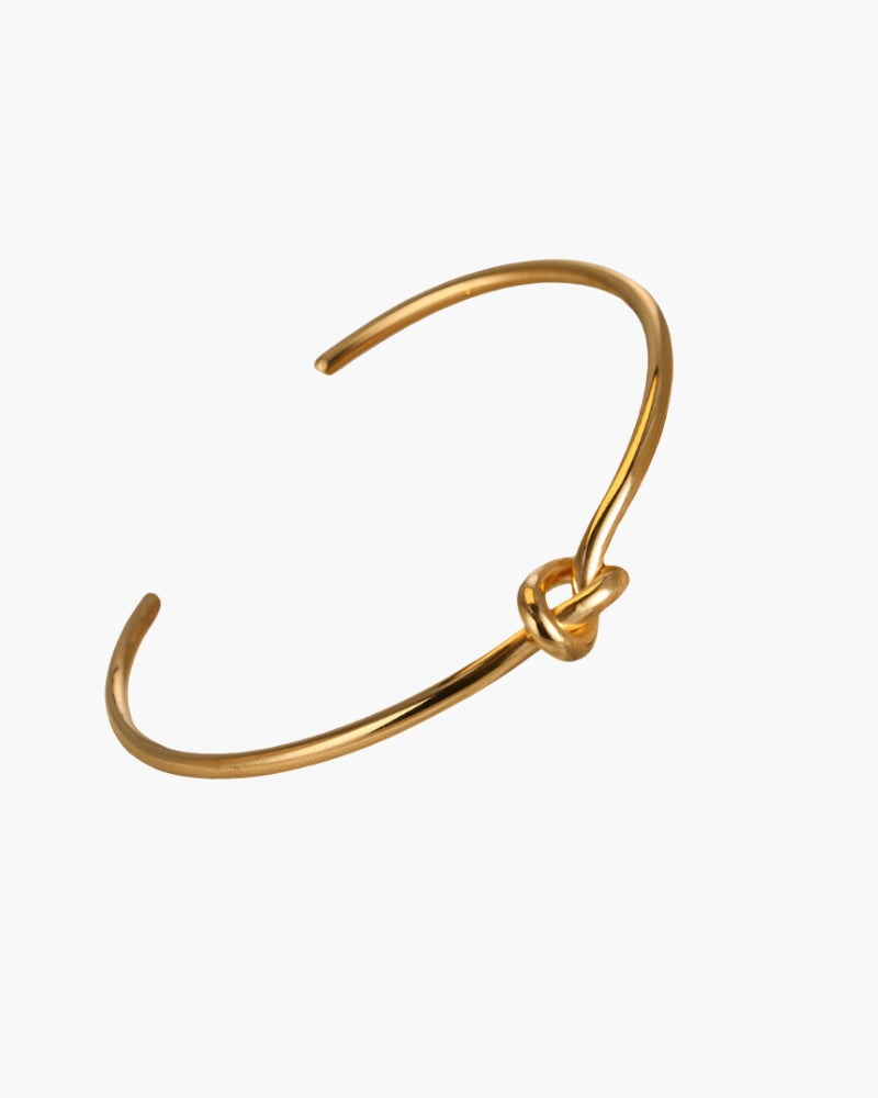 Bracciale Rigido Uomo Acciaio Inox Nodo Eternità - Vesarelli