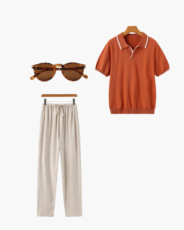 Completo Estivo Donna Set Outfit Leggero Casual - Vesarelli
