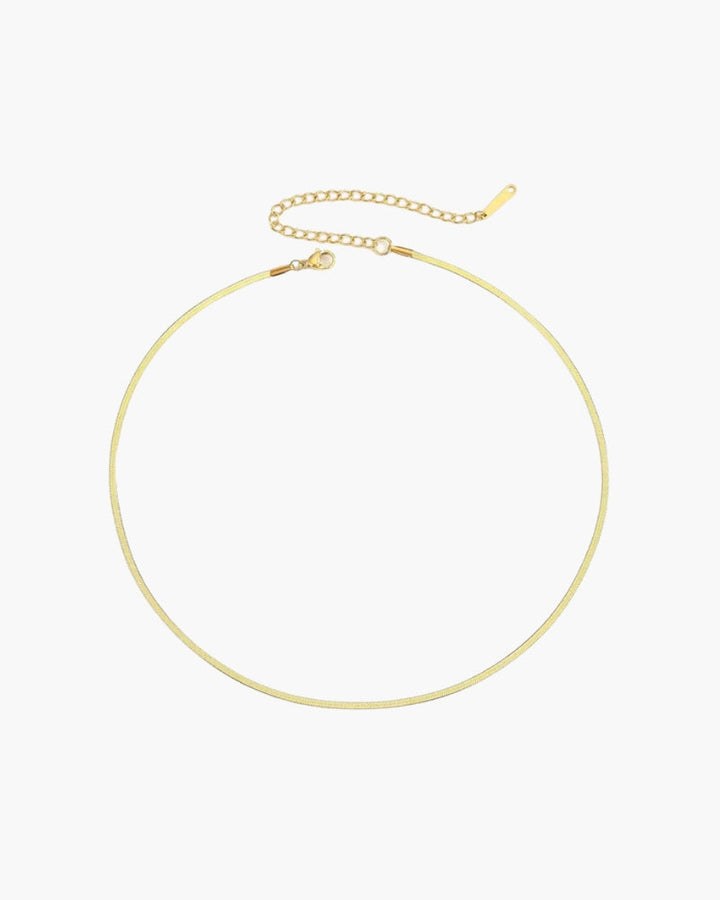 Collana Donna Catena Sottile Acciaio Inossidabile Minimalista - Vesarelli