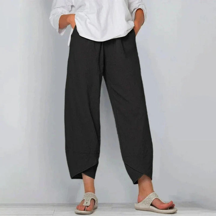 Pantaloni Donna Estivi Tessuto Leggero Vestibilità Comoda