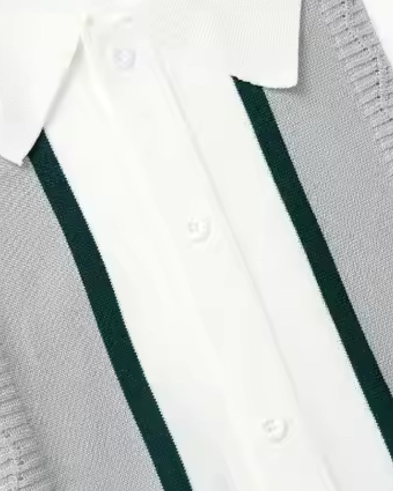 Polo Uomo in Misto Cotone Elegante Vestibilità Confortevole
