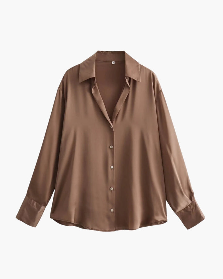 Camicia Donna Classica Tessuto Morbido Vestibilità Comoda - Vesarelli