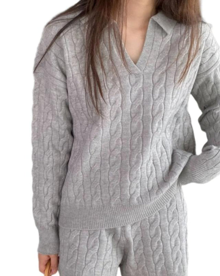 Maglione Uomo Lana Scollo a V Comfort
