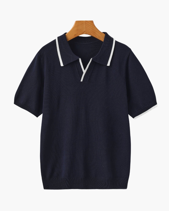 Polo Uomo in Maglia Elegante Vestibilità Classica - Vesarelli