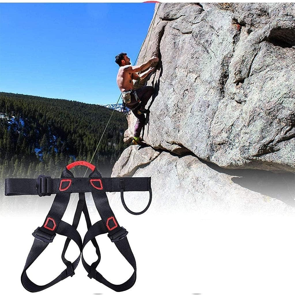Imbracatura da arrampicata Professional Gear – Cintura di sicurezza a mezzo busto per arrampicata su roccia, discesa in corda doppia e sport avventurosi all'aria aperta in sicurezza 7