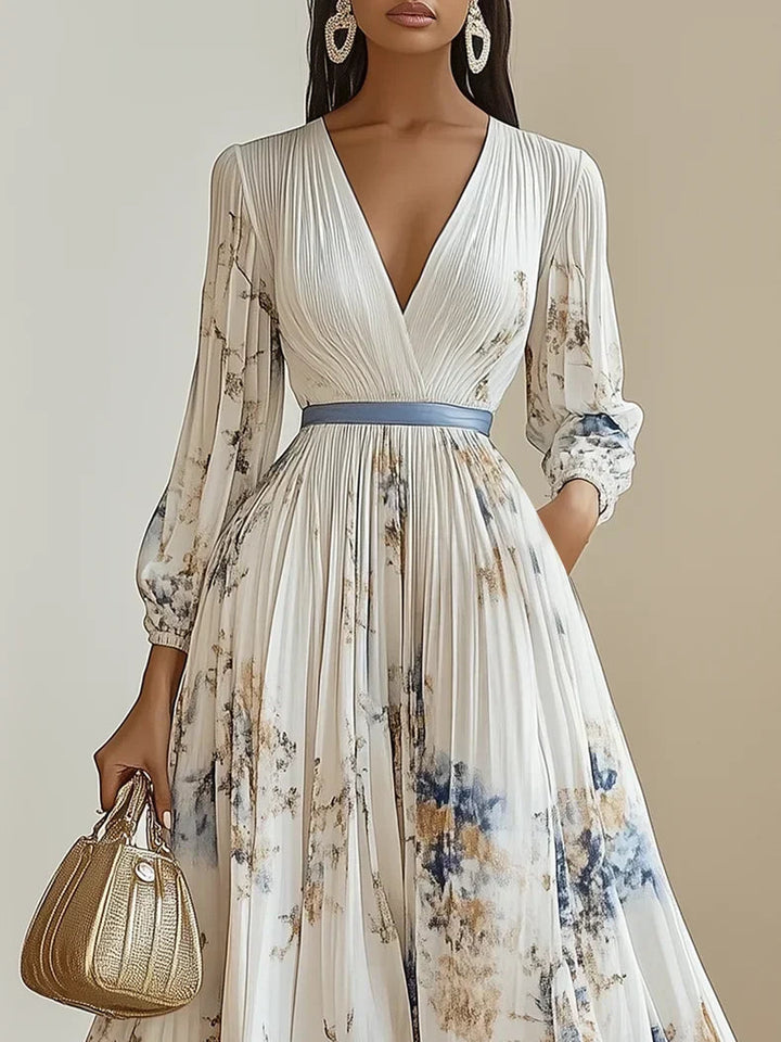Abito Donna Fluido Tessuto Leggero Silhouette Valorizzante