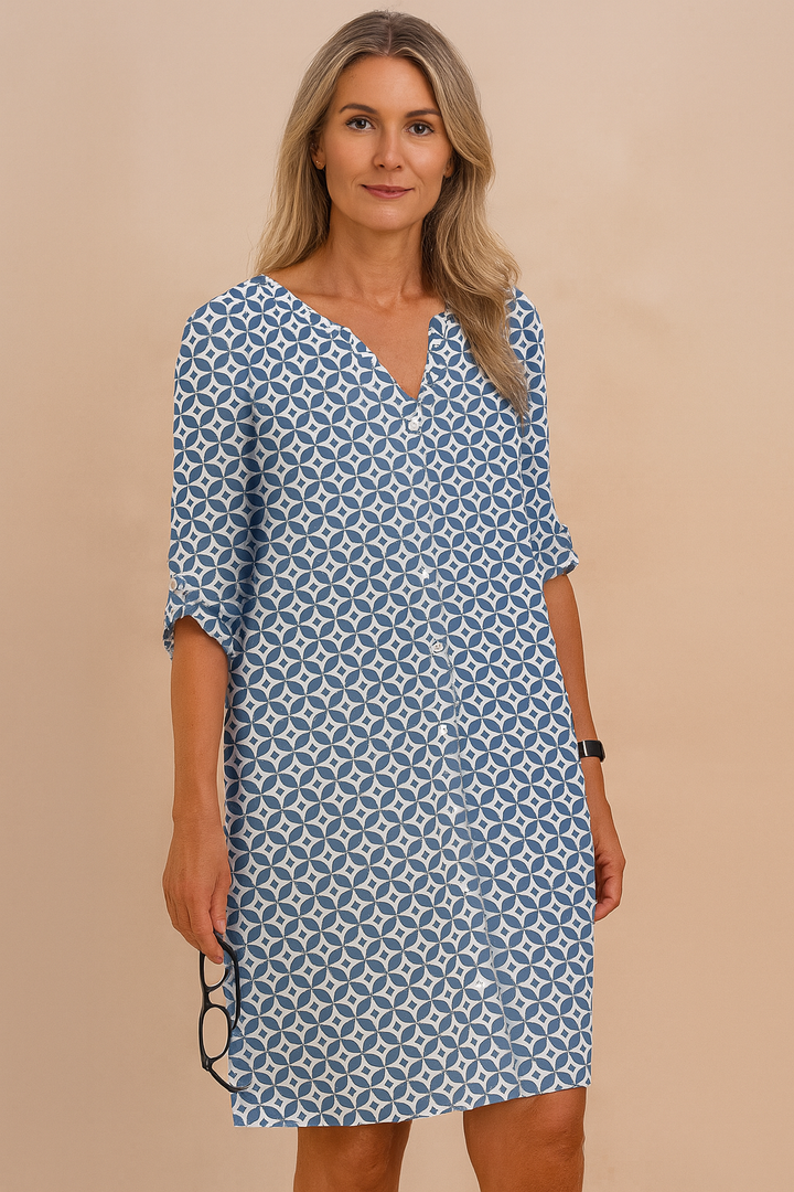 Iwona | Abito floreale arioso Boho 1