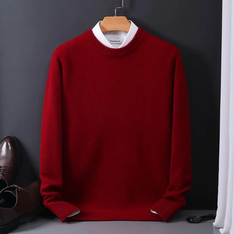Maglione Uomo Morbido Caldo Vestibilità Comoda