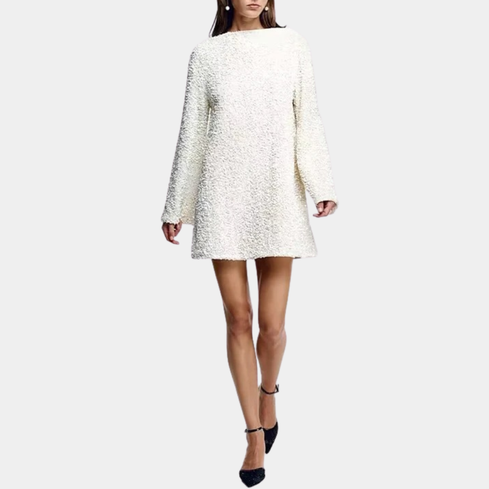 Mini abito Donna in Paillettes con Fiocco Elegante - Vesarelli