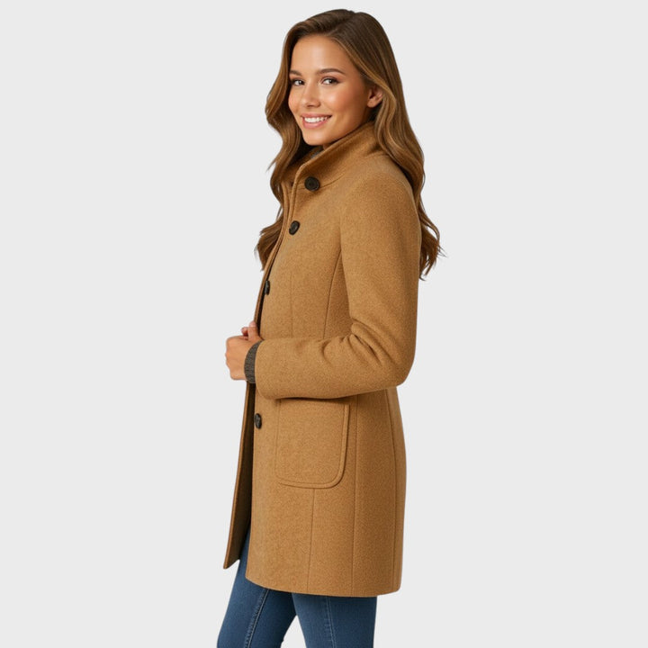 Jasmine | Elegante e Strutturato Cappotto Donna Classico con Bottoni 2