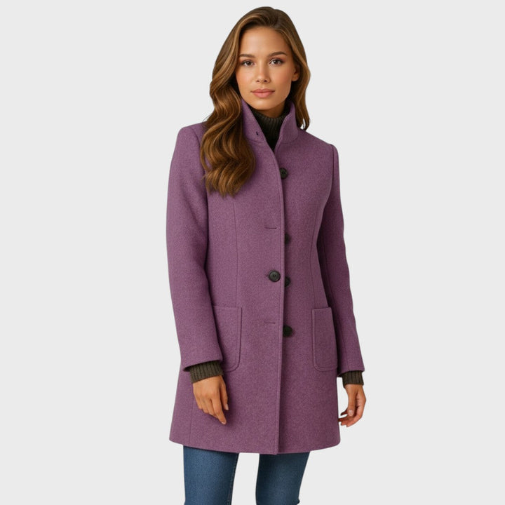 Jasmine | Elegante e Strutturato Cappotto Donna Classico con Bottoni 7